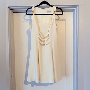 Decosta Vintage Ornate White dress - Versace-esque